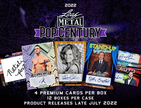 2022 leaf metal pop century box|leaf metal pop century cards.